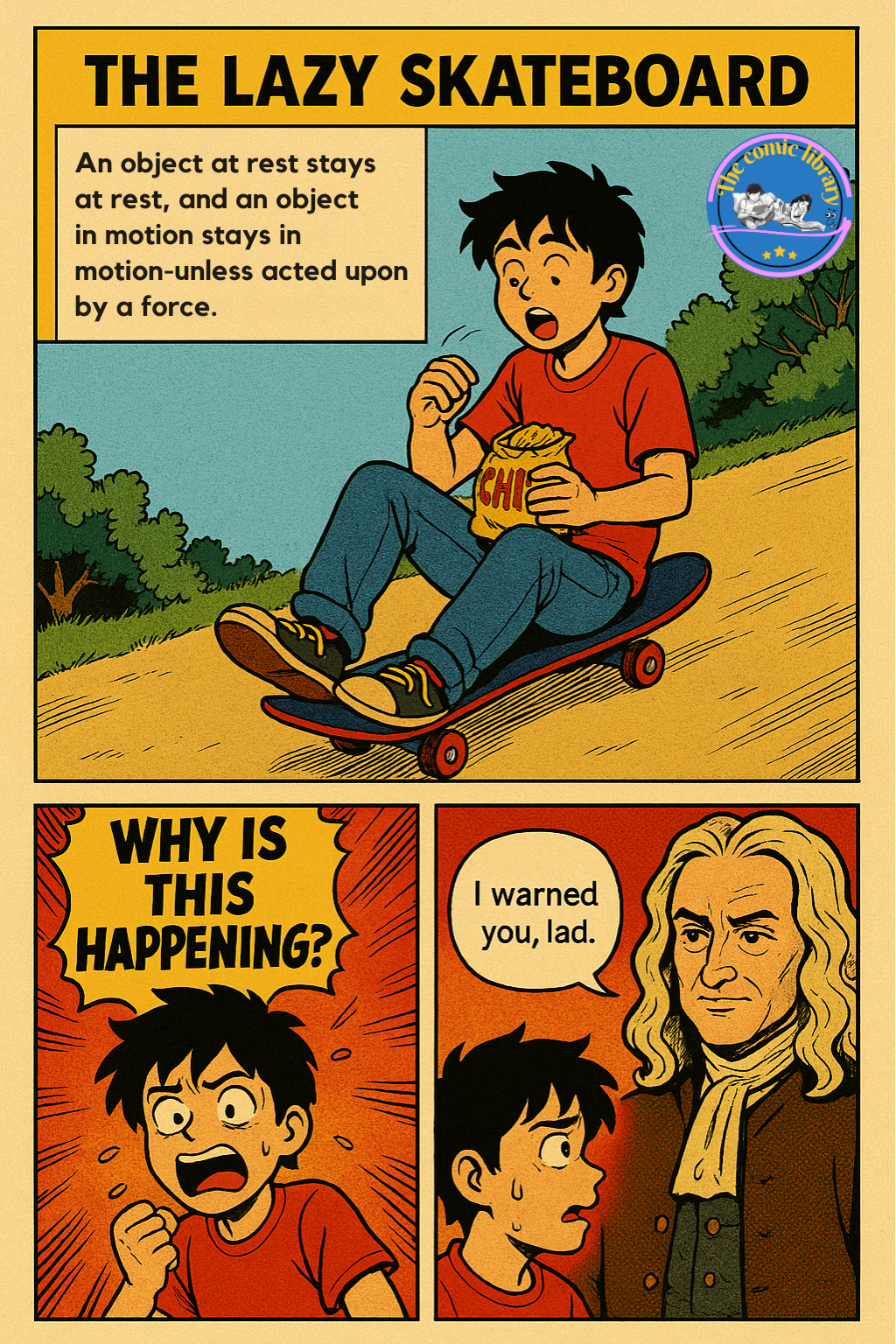 The Lazy Skateboard